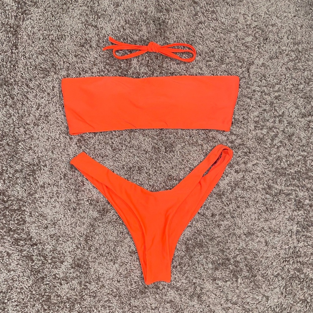 Zaful Padded Bandeau Bikini Set